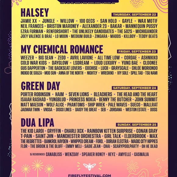 Firefly 4 day pass - Picture 1 of 1